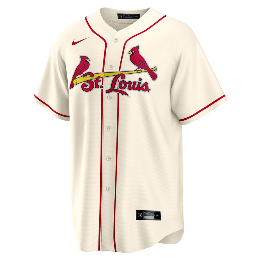 Men's St. Louis Cardinals Paul Goldschmidt Alternate Player Name Jersey - Cream
