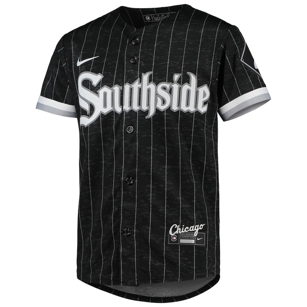 Youth Chicago White Sox Luis Robert City Connect Replica Jersey - Black