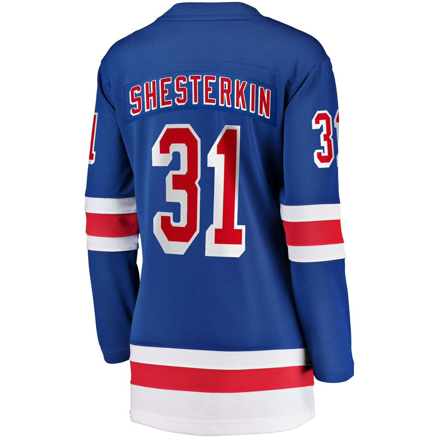 Igor Shesterkin New York Rangers Fanatics Branded Women's Home Breakaway Jersey - Blue
