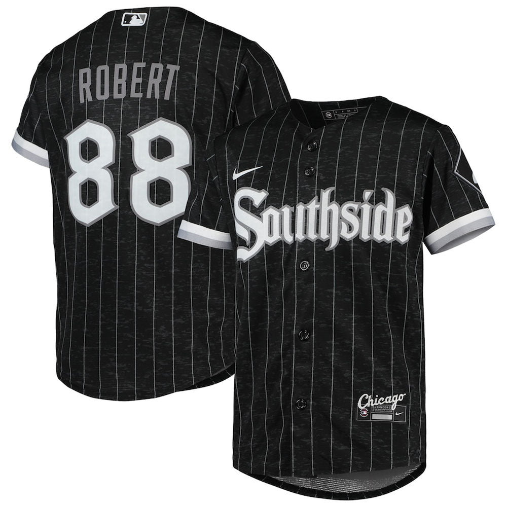 Youth Chicago White Sox Luis Robert City Connect Replica Jersey - Black